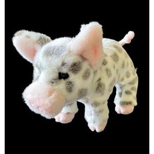 Pauline Plush Spotted Pig Stuffed Animal 10" Douglas Cuddle Toys #1826